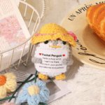 Handmade Crochet Emotional Support Penguin, Motivational Gift for Her 1