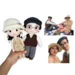 Custom Crochet Couple Portrait Doll Personalized Anniversary Gift 2