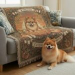 2025 Adorable Fall Pet Blanket – Custom Woven Pumpkin Patch Throw 5