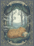 Chill Capybara Blanket – Enchanting Forest Woven Tapestry for Harmony and Calm