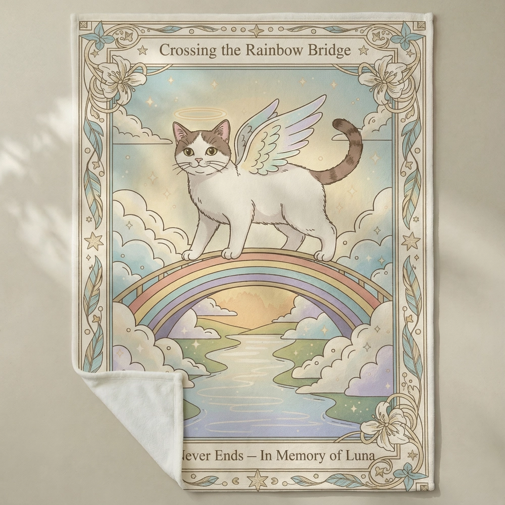 Woven Blanket Memorial – Fleece Blanket Material Woven Blanket Memorial - Fleece Blanket Material