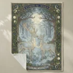 Woven Blanket Stag Doe – Fleece Blanket Material