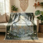 Woven Blanket Stag Doe – Fleece Blanket Material