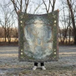 Woven Blanket Stag Doe – Fleece Blanket Material