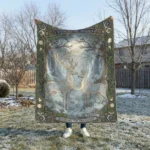 Woven Blanket Stag Doe – Fleece Blanket Material