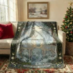 Woven Blanket Stag Doe – Fleece Blanket Material
