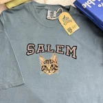 adorable cat mom gifts custom cat name sweatshirt with embroidered portrait from 1