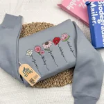 grammy garden embroidered shirt personalized grandma gift with kids names 1