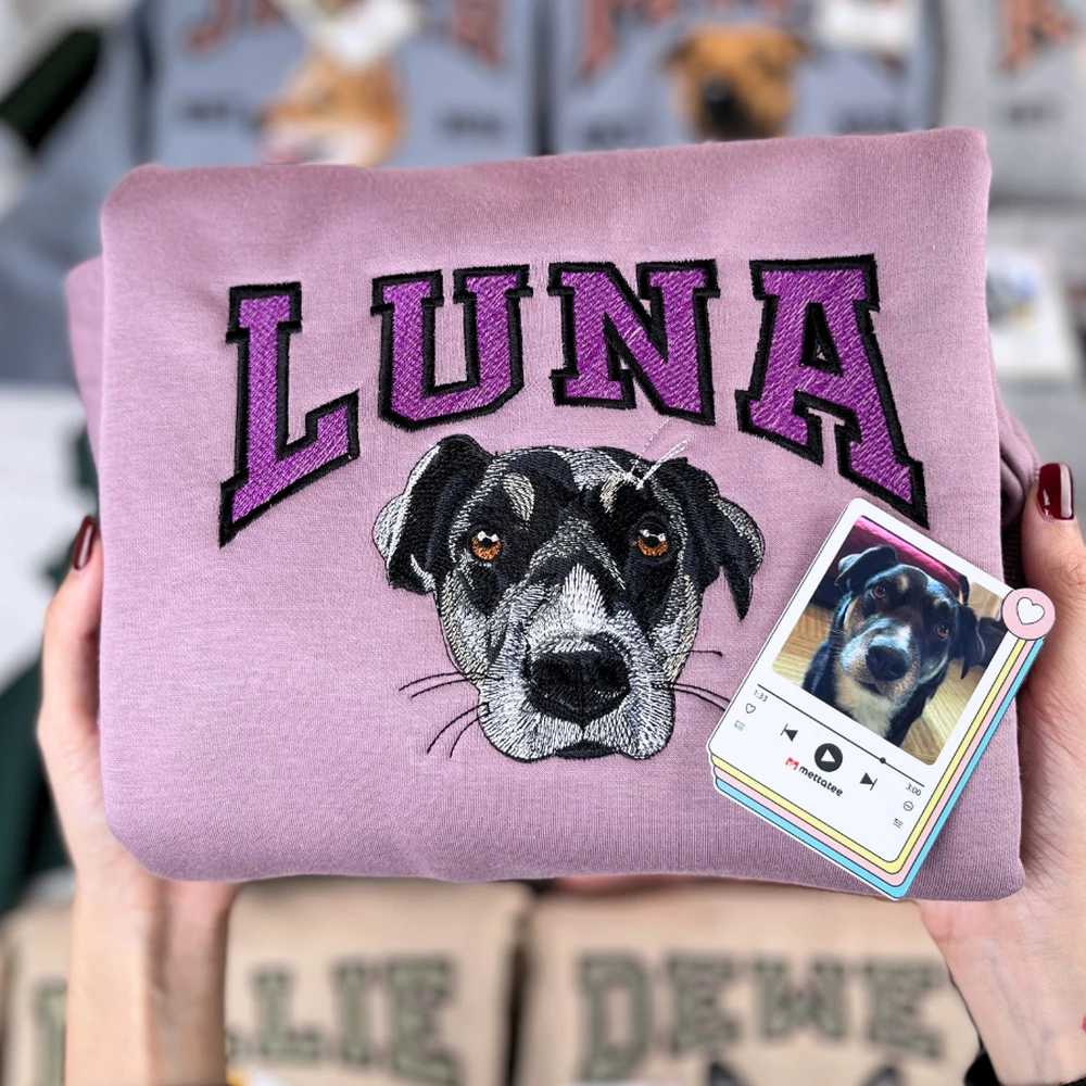 adorable dog face customized sweatshirt personalized pet customized shirts for d 1 Adorable Dog Face Customized Sweatshirt – Personalized Pet Customized Shirts for Dog Lovers