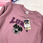 adorable dog face customized sweatshirt personalized pet customized shirts for d 1