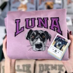 adorable dog face customized sweatshirt personalized pet customized shirts for d 1