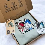 embroidered family portrait shirt personalized family photo gift to treasure for 1