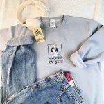 Heartfelt Gifts for Grandma – Custom Embroidered Mom & Grandma Portrait Shirt from Photo, Unique Mother’s Day Sweater heartfelt gifts for grandma custom embroidered mom grandma portrait shirt from p 1