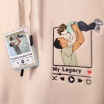 meaningful gifts for dad custom embroidered dad kid shirt from photo unique fath 1