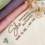 empowering mom sweatshirt positive embroidered mothers day gift for strong moms 1