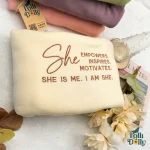 empowering mom sweatshirt positive embroidered mothers day gift for strong moms 1