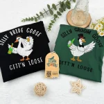 silly goose bride shirt sweatshirt funny embroidered matching couple gift 1