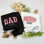personalized mom embroidered sweatshirt custom title and year embroidery sweatsh 1