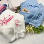 gift for moms custom boy mama embroidered t shirt with kids names personalized m 1