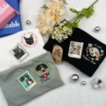 gift for dog lovers personalized dog photo embroidery sweatshirt with flowers cu 1