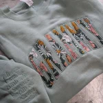 mothers day custom embroidered grammy t shirt kids names on sleeve best mom gift 1