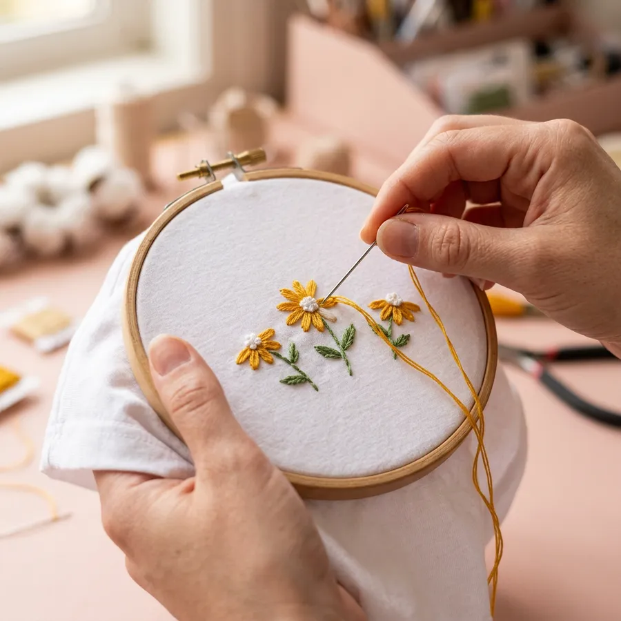 Spring Cleaning Wardrobe Embroidered Basics | LolliDollyArt - LolliDollyArt