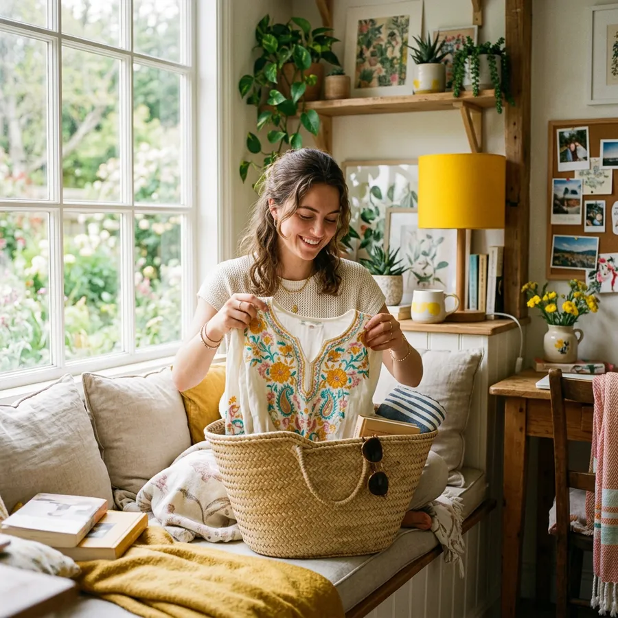 Ultimate Spring Break Embroidered Outfit Guide Gallery showcase of various custom embroidered pet shirts worn on vacation