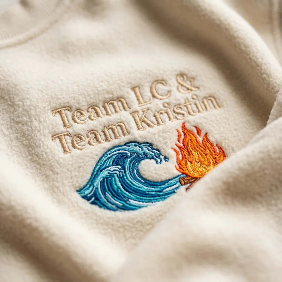 Laguna Beach Reunion: The Ultimate Nostalgia Sweatshirt Back view of the sweatshirt showing the cozy fleece lining and premium packaging from LolliDollyArt