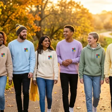 Autism Awareness Embroidered Fashion: Meaningful Custom Style