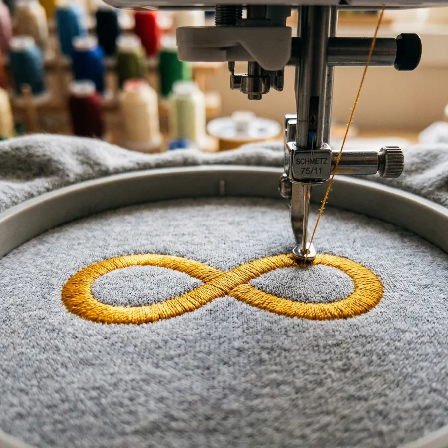 A beautifully styled outfit featuring a custom embroidered autism awareness sweatshirt