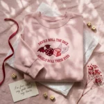 Cruel Summer Lyrics Embroidered Sweatshirt - Devil and Angel Dice Music Fan Hoodie MTG 260321 008 AI Mockup 20260324 211852.webp