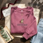 DnD Frog Embroidered Sweatshirt - Huzzah Medieval Renaissance Faire Goblincore Apparel embroidered-sweatshirt