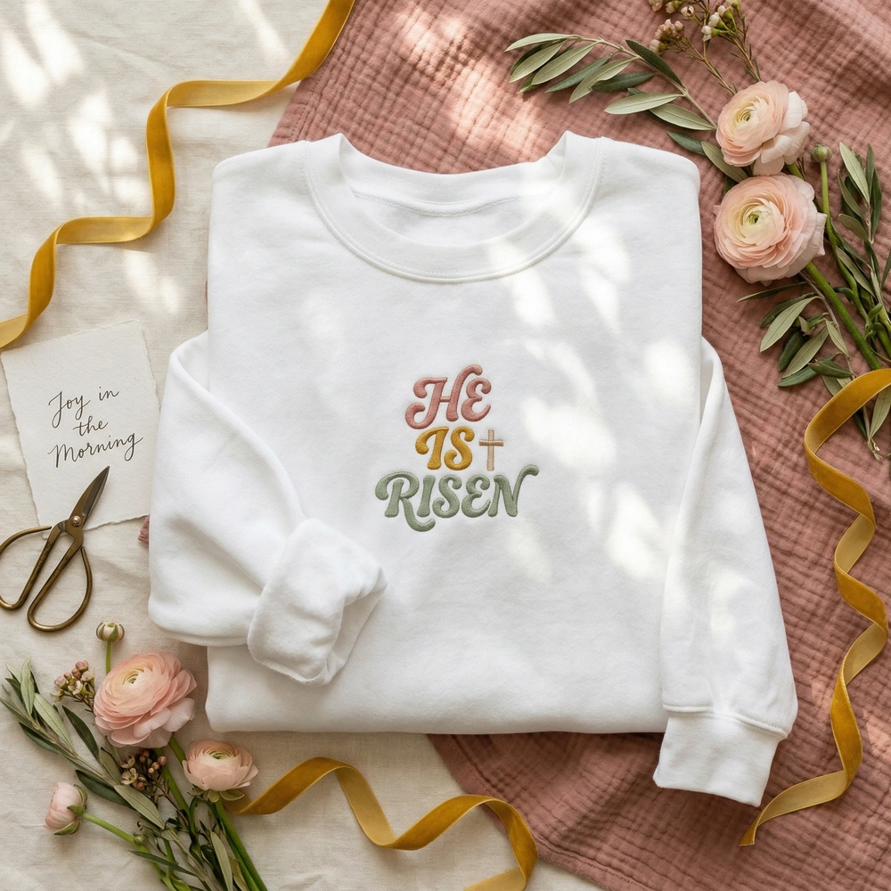 embroidered-sweatshirt Embroidered Sweatshirt