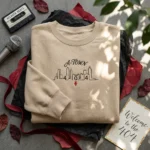 404 Day Atlanta Embroidered Sweatshirt - Minimalist Skyline A-Town Streetwear embroidered-sweatshirt