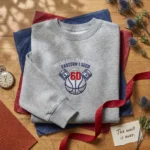 Motor City Basketball Embroidered Sweatshirt - 60 Win Season Number 1 Seed Fan Gift embroidered-sweatshirt