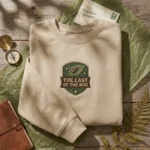 The Last Of The Bug Embroidered Sweatshirt - Vintage Park Badge Hoodie And Tee embroidered-sweatshirt
