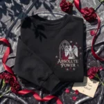 Absolute Power Eagle Embroidered Sweatshirt - Dark Episode Twist TV Fan Apparel embroidered-sweatshirt