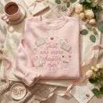 Book Lover Sweatshirt Embroidered Sweatshirt - Reading Sweatshirt For BookTok Gift embroidered-sweatshirt