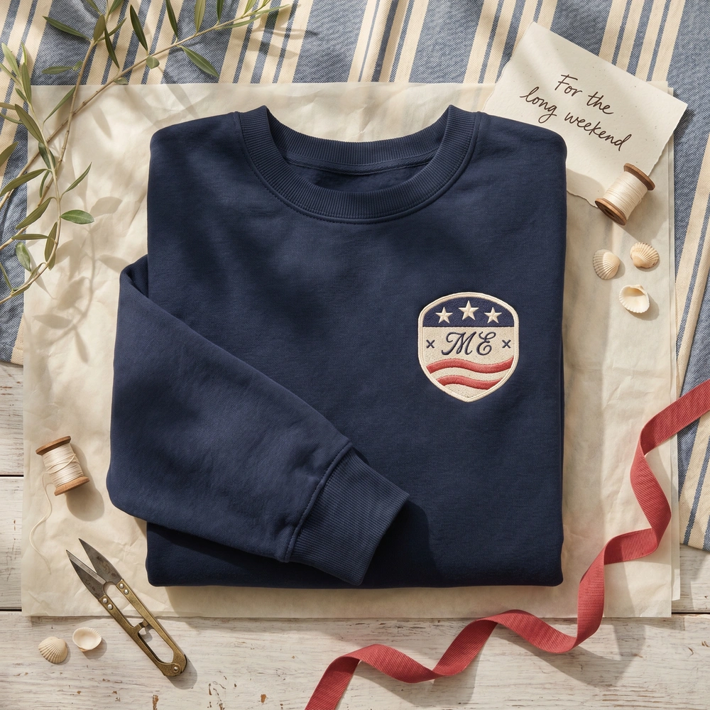 embroidered-sweatshirt Embroidered Sweatshirt