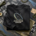 Sci Fi Gamer Embroidered Sweatshirt - Ringworld Patch Collector Edition Hoodie embroidered-sweatshirt