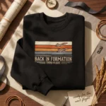 Fighter Jet Embroidered Sweatshirt - Retro Sunset Aviation Hoodie And T-Shirt embroidered-sweatshirt