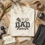 Dad Est 2026 Embroidered Sweatshirt - First Father's Day BBQ Dad Hoodie & Tee embroidered-sweatshirt