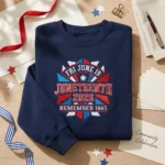 Juneteenth 2026 Embroidered Sweatshirt - June 19 Freedom Day Remember 1865 embroidered-sweatshirt