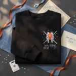 Waiting For 2027 Embroidered Sweatshirt - Space Opera Fan Delay Joke Pullover embroidered-sweatshirt