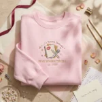 Music Fan Embroidered Sweatshirt - Songwriter Era Friendship Bracelet Design embroidered-sweatshirt