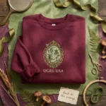 Ogre Era Embroidered Sweatshirt - Swamp Summer Magic Mirror Meme Sweater embroidered-sweatshirt