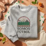 Mexico Jersey Embroidered Sweatshirt - Somos Fútbol Mexico Soccer Watch Party embroidered-sweatshirt