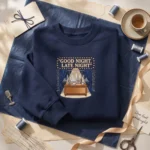 Late Night TV Farewell Embroidered Sweatshirt - End Of An Era Comedy Fan Design embroidered-sweatshirt