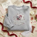 Touchdown To I Do Embroidered Sweatshirt - Football Wedding Sports Bride embroidered-sweatshirt
