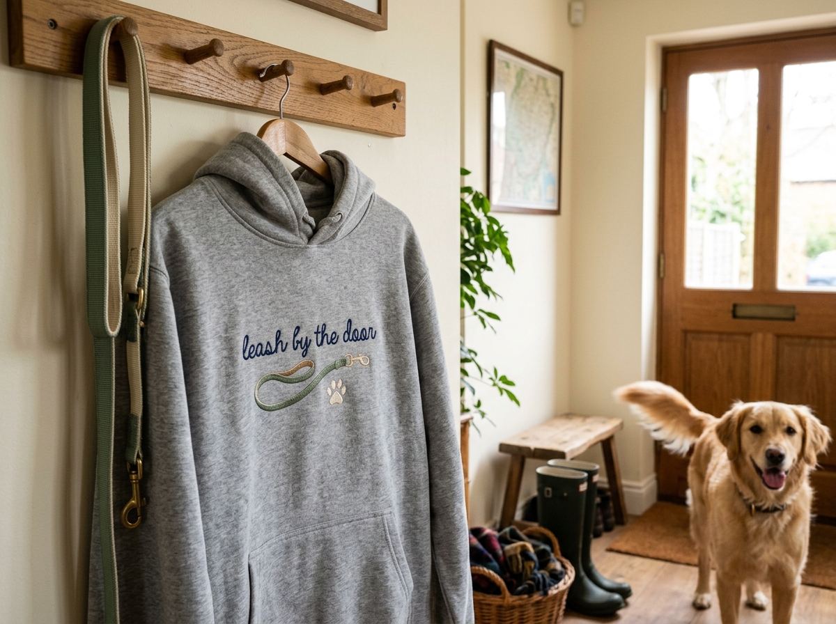 having a dog quote — in-use lifestyle photo